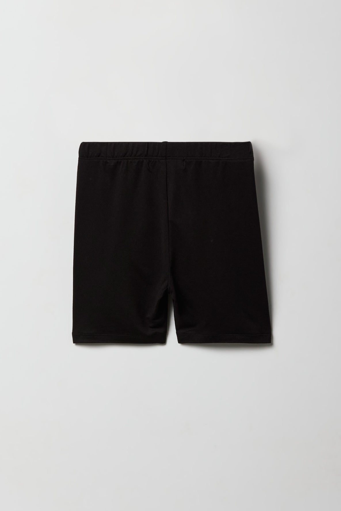 Alt View 3. Girls Soft Biker Shorties (2 Pack) - Black