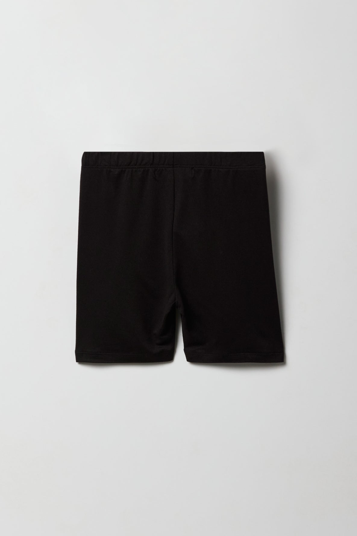 Alt View 5. Girls Soft Biker Shorties (2 Pack) - Black
