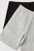 Girls Soft Biker Shorties (2 Pack)