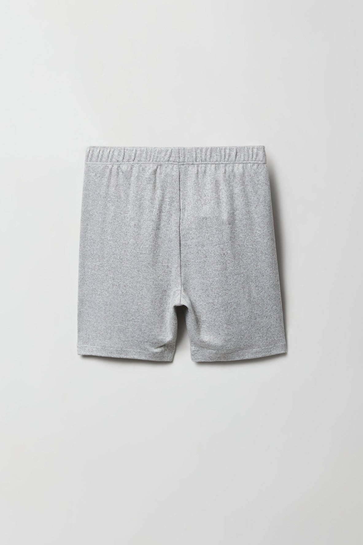 Alt View 3. Girls Soft Biker Shorties (2 Pack) - Heather Grey
