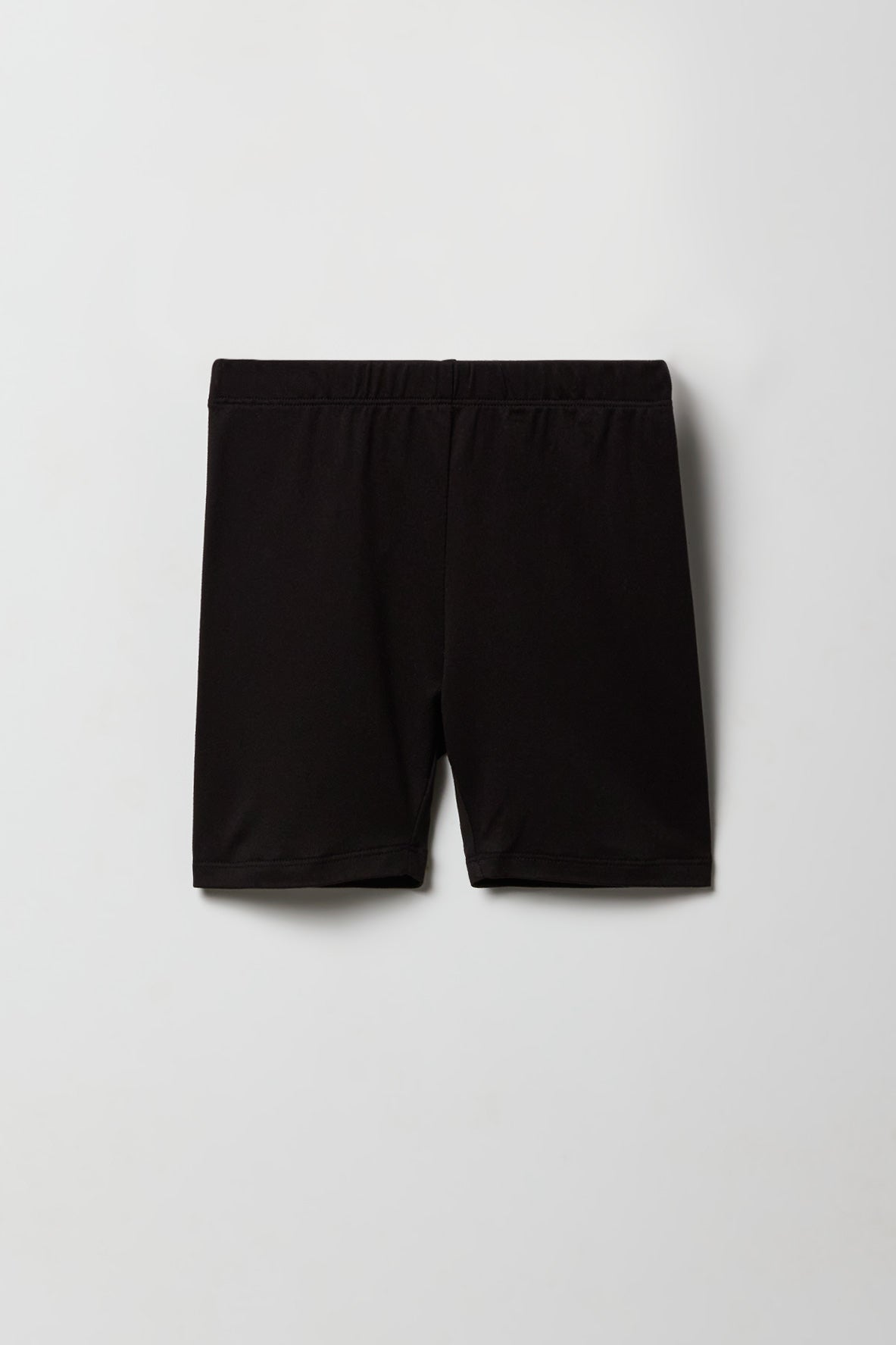 Alt View 4. Girls Soft Biker Shorties (2 Pack) - Heather Grey