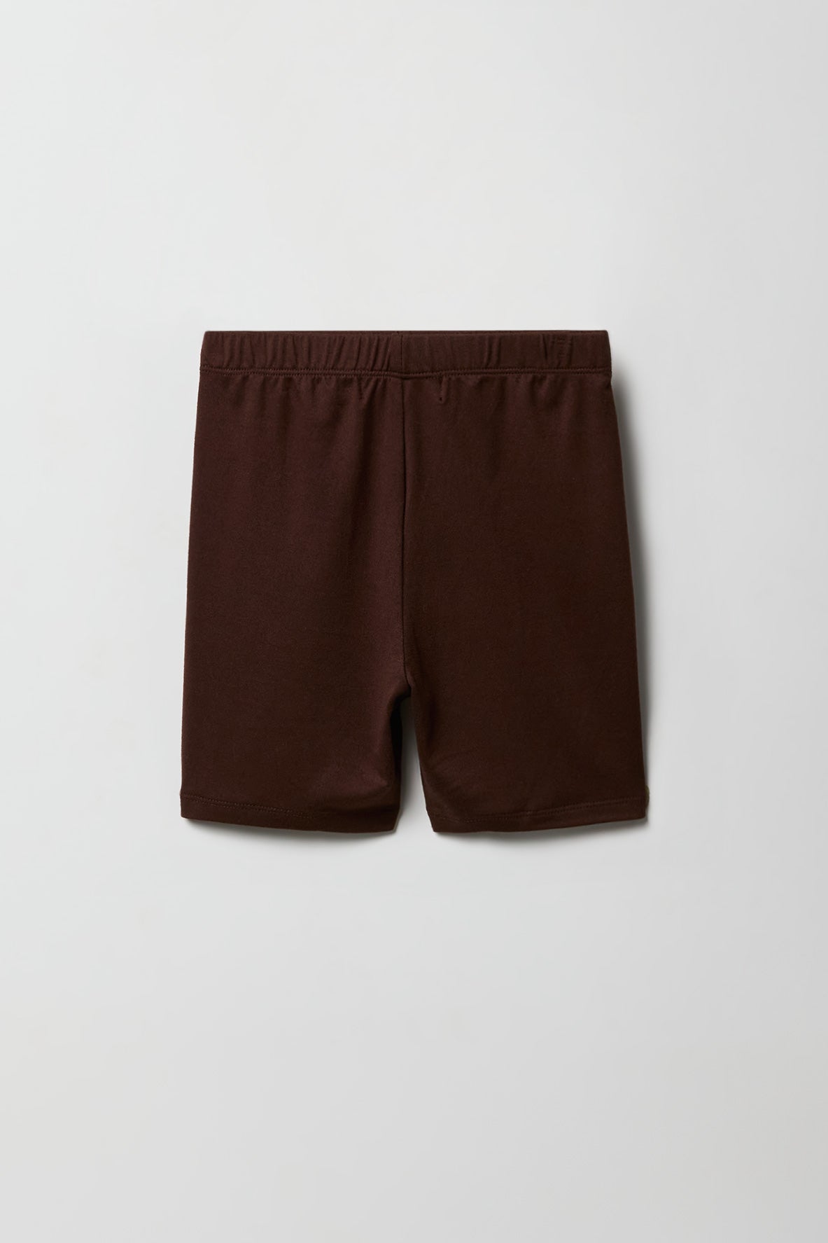 Alt View 3. Girls Soft Biker Shorties (2 Pack) - Brown