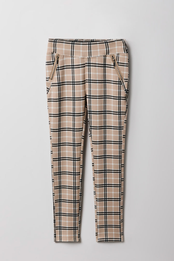 Girls Zipper Pocket Legging