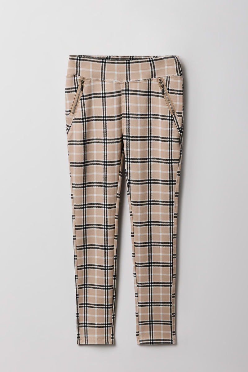 Girls Zipper Pocket Legging