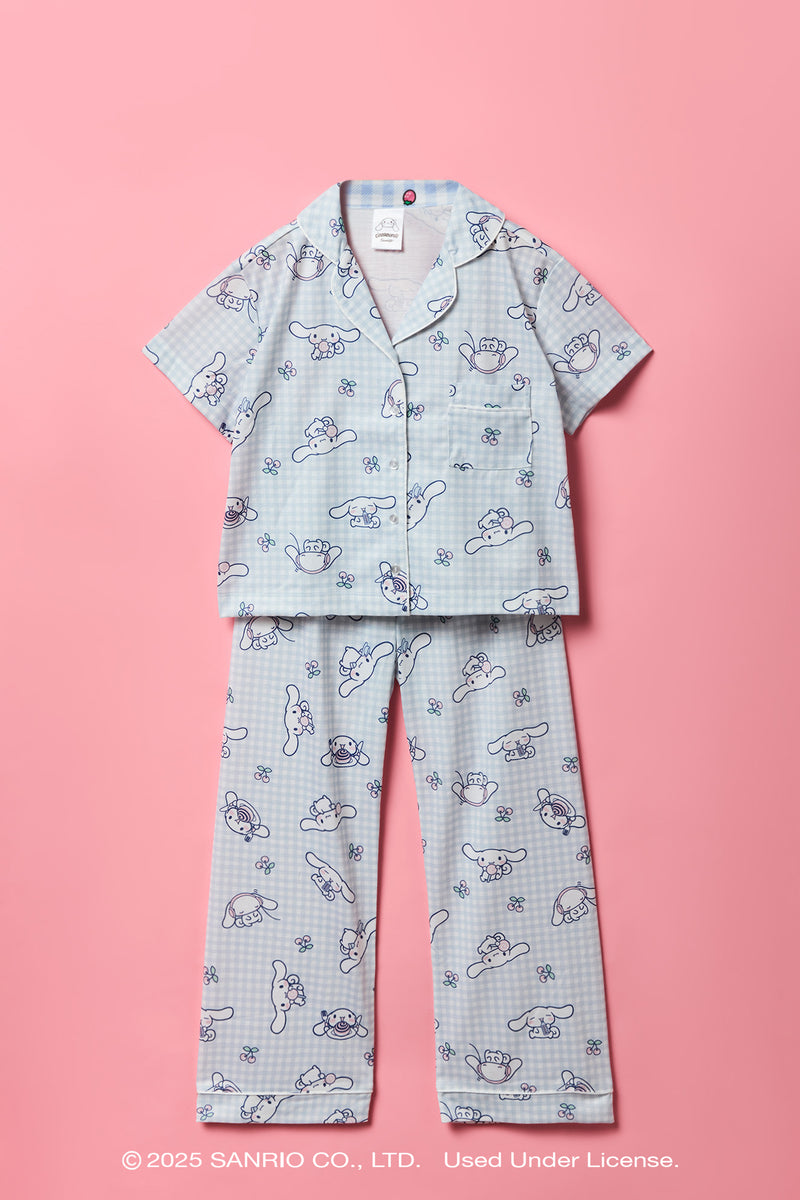 Ensemble pyjama avec haut boutonné à imprimé Cinnamoroll™ et pantalon pour fille