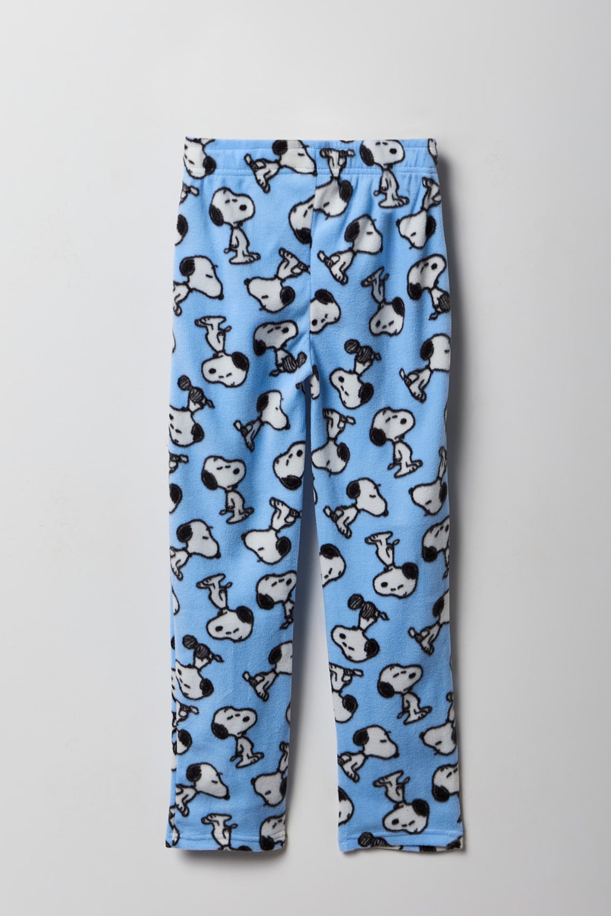 Alt View 5. Girls Peanuts Snoopy T-Shirt & Plush Pant Pajama Set - Heather Grey