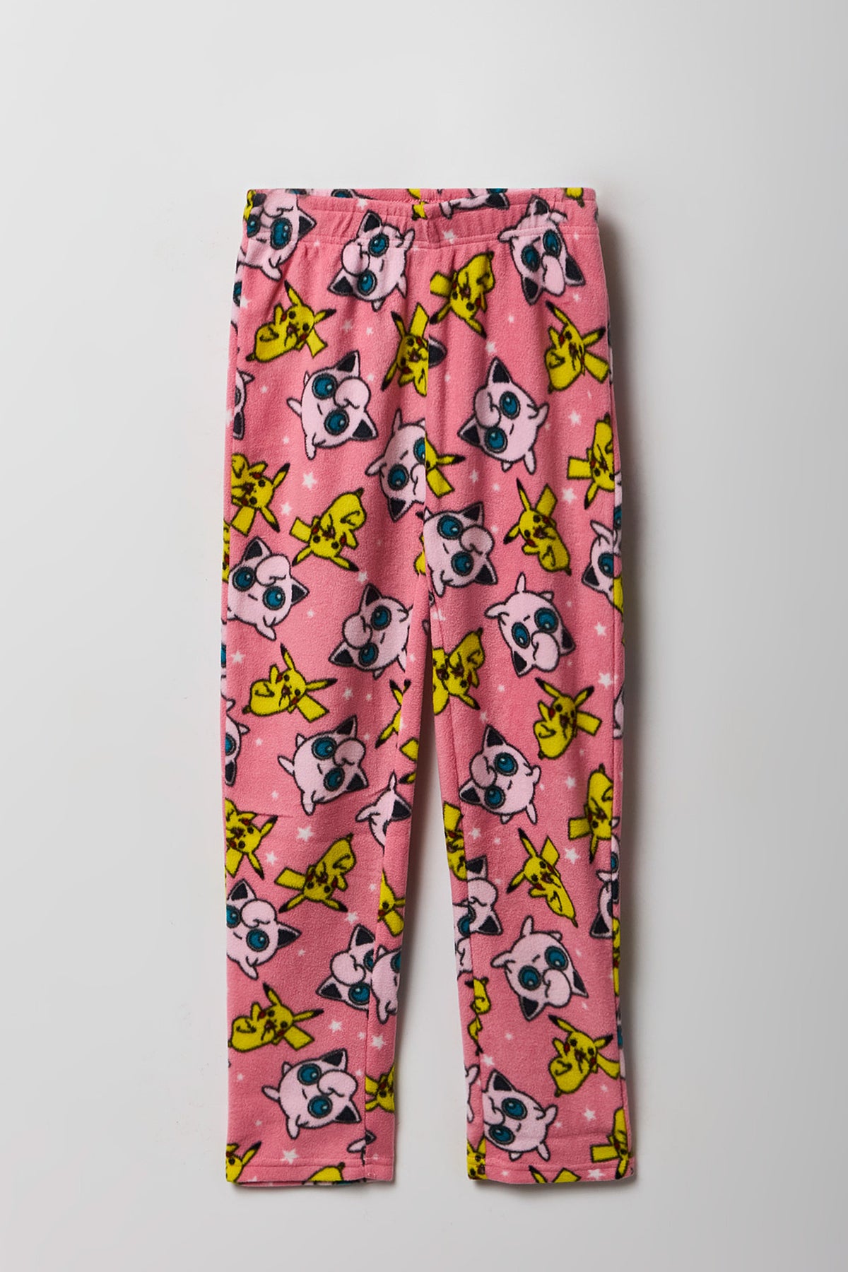 Alt View 4. Girls Pokémon T-Shirt & Plush Pant Pajama Set - White