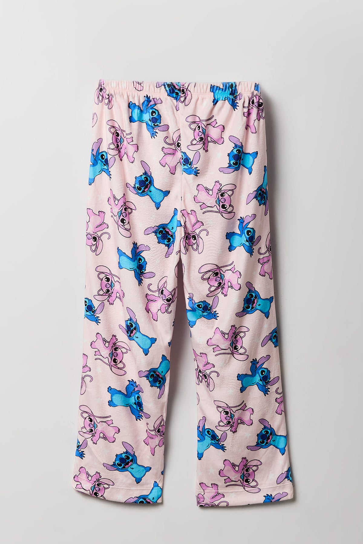 Vue alternative 2. Pantalon de pyjama en peluche à imprimé Stitch pour fille