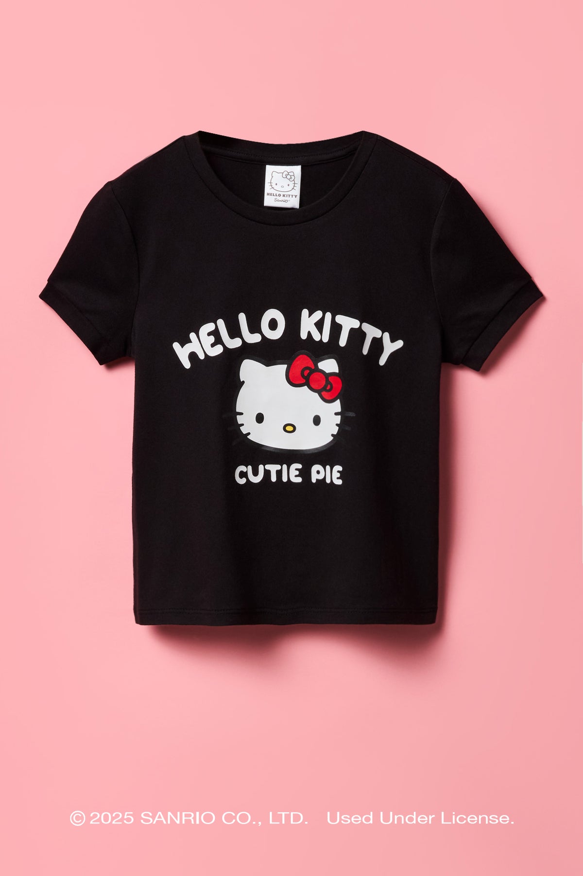 Alt View 2. Hello Kitty® Girls T-Shirt & Plush Pant Pajama Set - Red