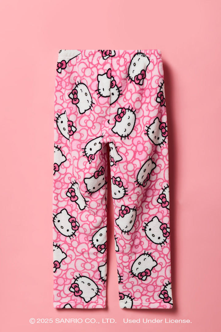 Pyjama 2 Pièces Charmmy Kitty Taille 12 Mois - Neuf En Coffret Rose 100% Coton