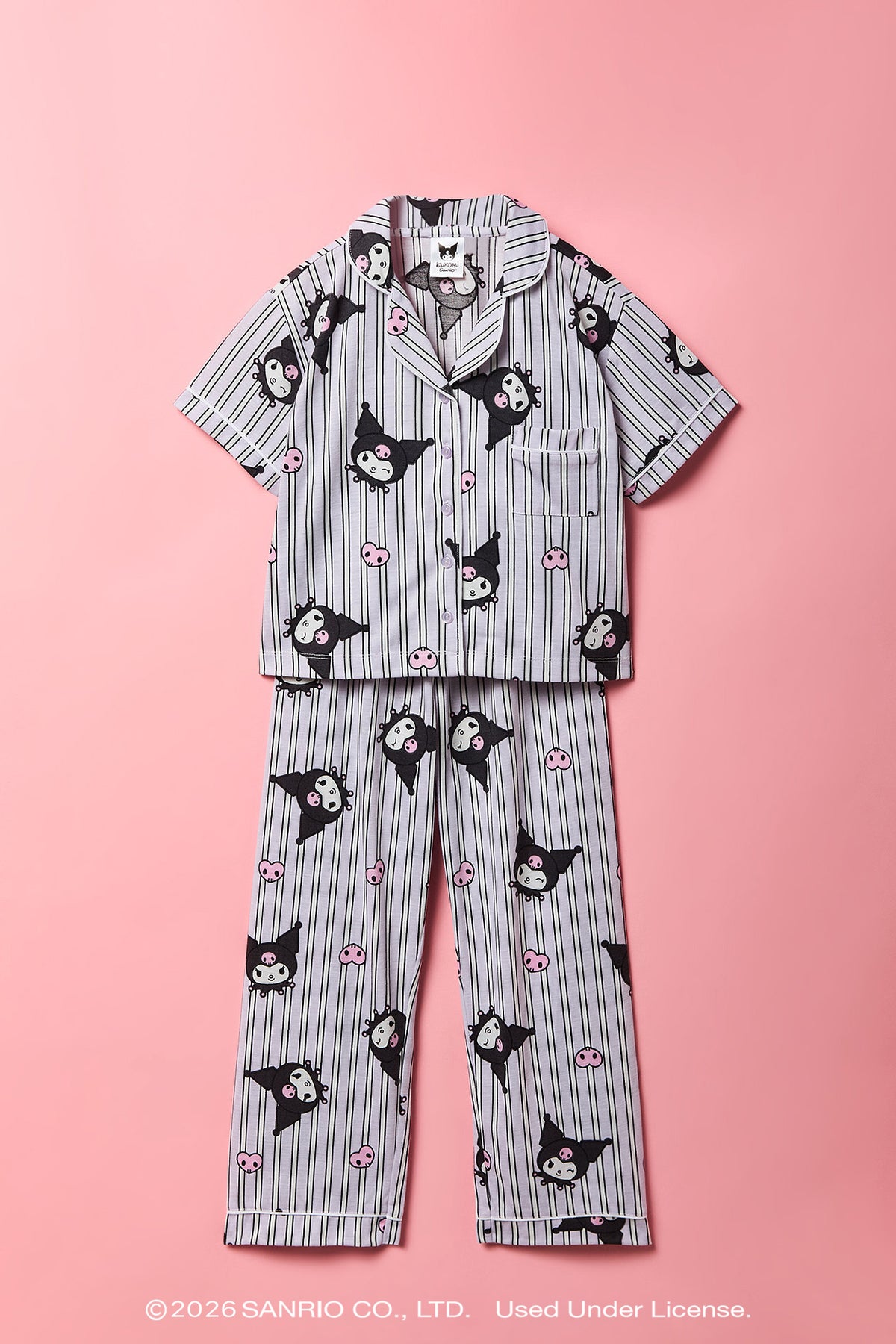 Ensemble pyjama avec haut à imprimé Kuromi™ et pantalon pour fille