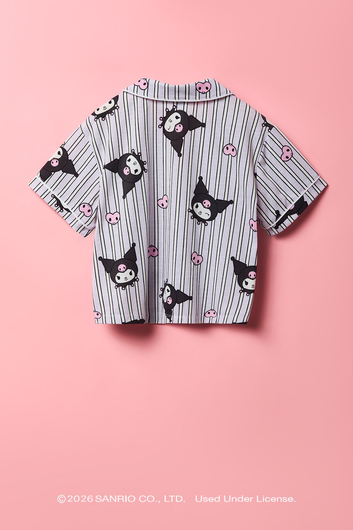 Vue alternative 3. Ensemble pyjama avec haut à imprimé Kuromi™ et pantalon pour fille