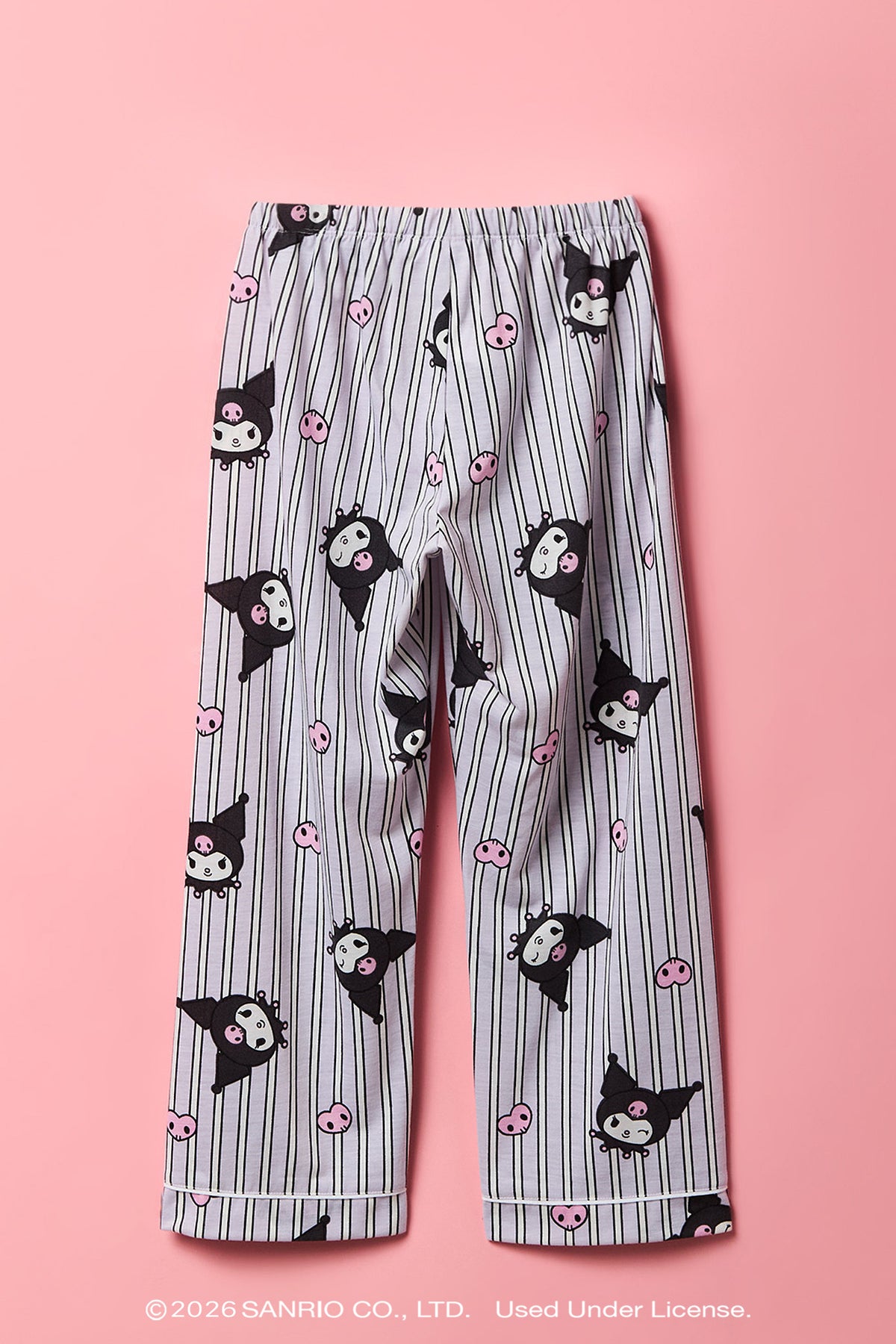 Vue alternative 5. Ensemble pyjama avec haut à imprimé Kuromi™ et pantalon pour fille