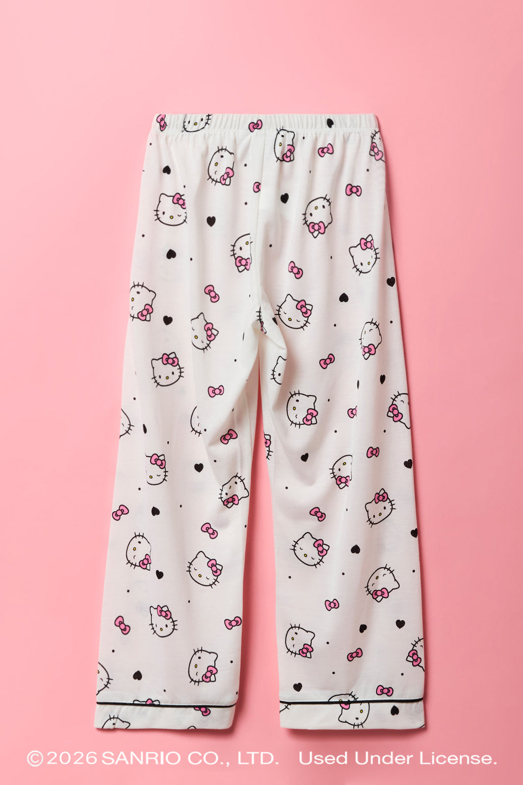 Vue alternative 5. Ensemble pyjama avec haut boutonné à imprimé Hello Kitty® et pantalon pour fille
