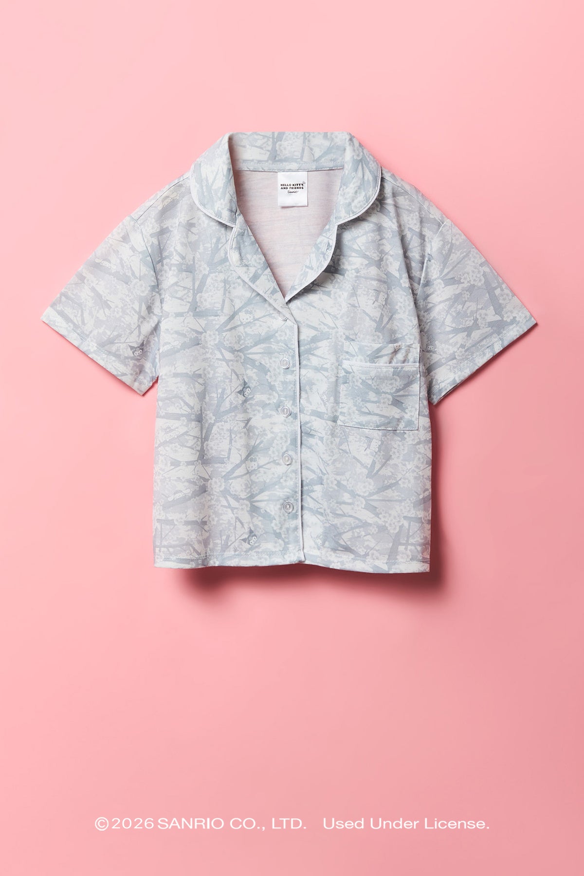 Alt View 2. Hello Kitty® & Friends Girls Top & Short Pajama Set - Camouflage
