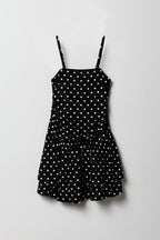 Girls Double Layer Romper