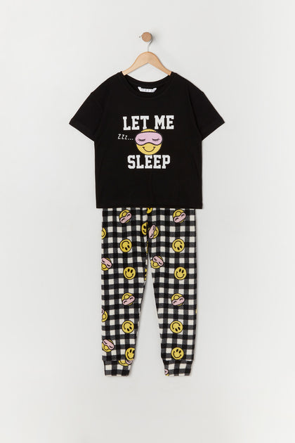 Girls Let Me Sleep 2-Piece Pajama Set – Urban Planet