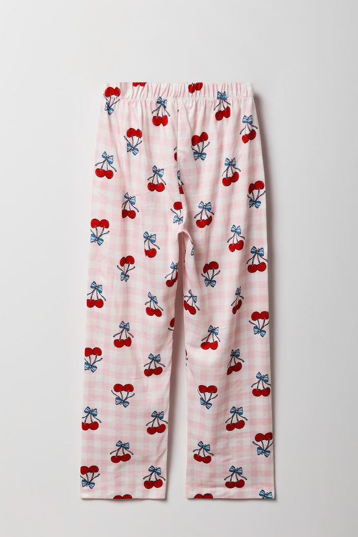 Pyjama 2 Pièces Femme/enfant – Haut Manches Longues + Pantalon, Col Rond, Imprimés Kawaii