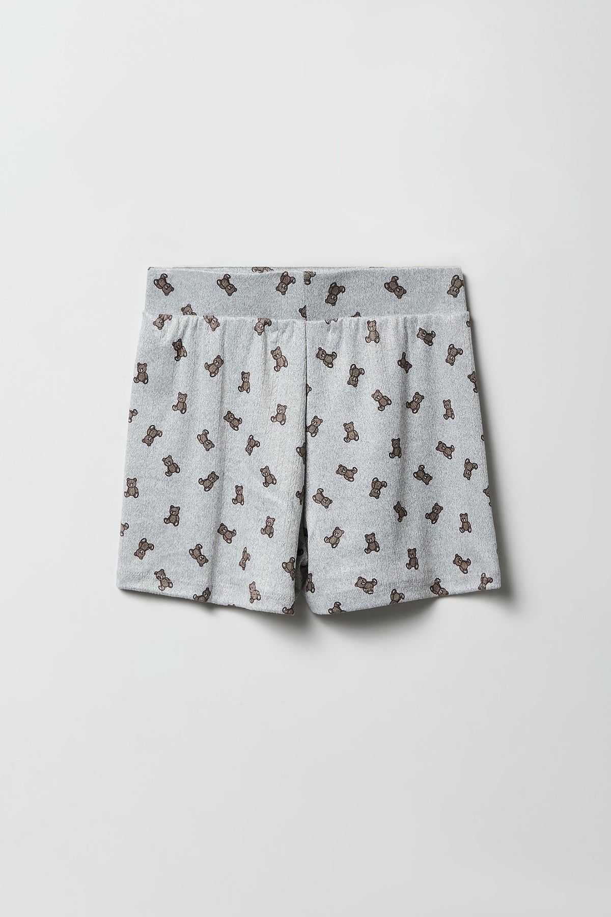 Alt View 5. Girls Pointelle T-Shirt & Short Pajama Set - Heather Grey