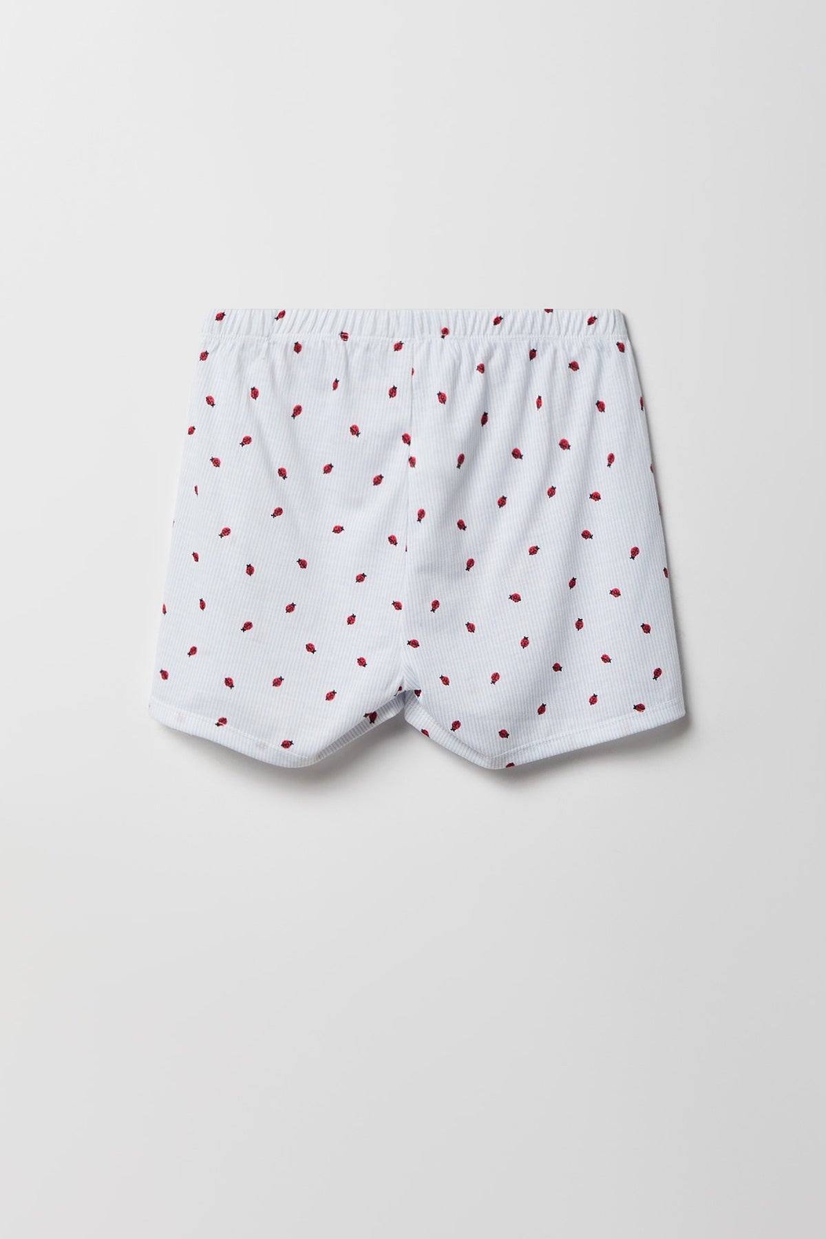 Vue alternative 5. Ensemble pyjama avec haut boutonné imprimé et short pour fille