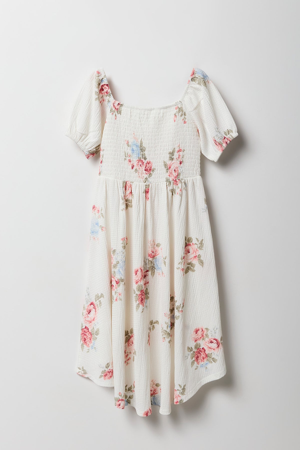 Vue alternative 2. Robe asymétrique à manches bouffantes pour filles