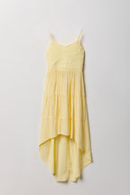 Girls Crochet High-Low Dress
