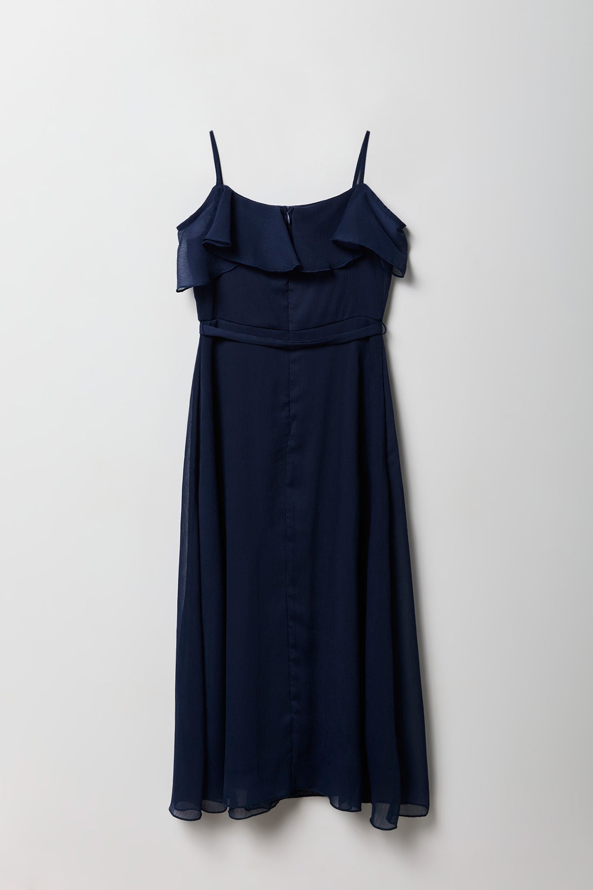 Vue alternative 2. Robe maxi enveloppante en mousseline à épaule dégagée pour filles