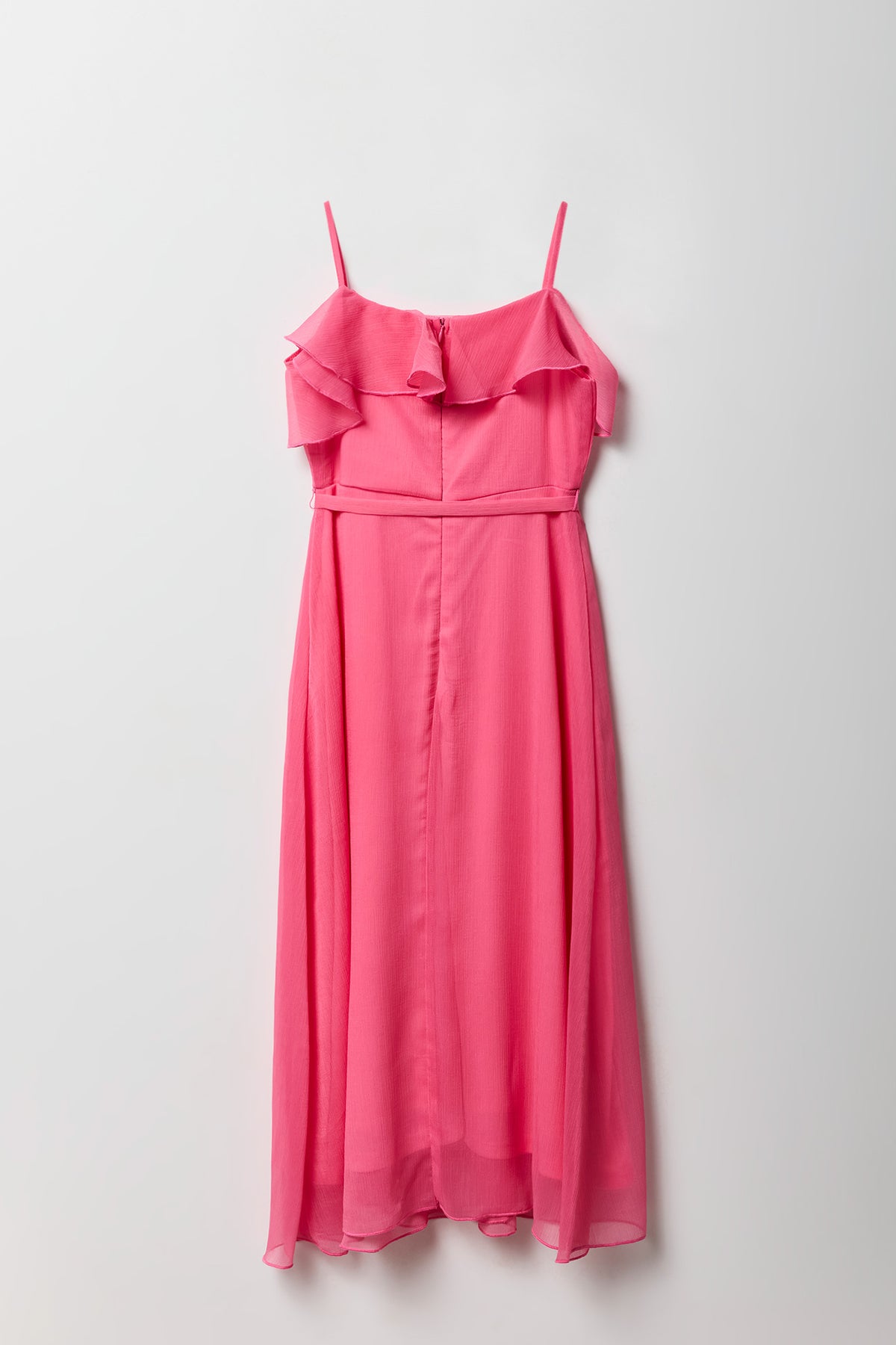 Vue alternative 3. Robe maxi enveloppante en mousseline à épaule dégagée pour filles