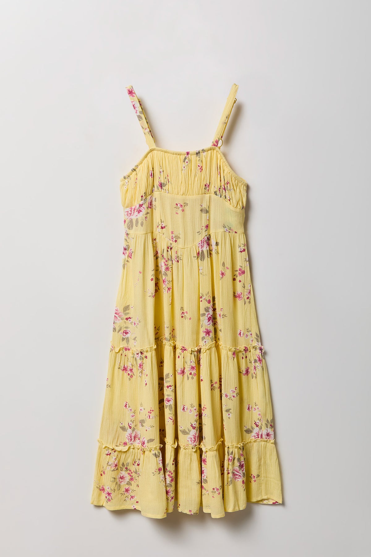 Robe volantée smockée pour fille