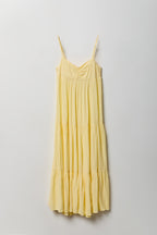 Girls Cinched Tiered Maxi Dress