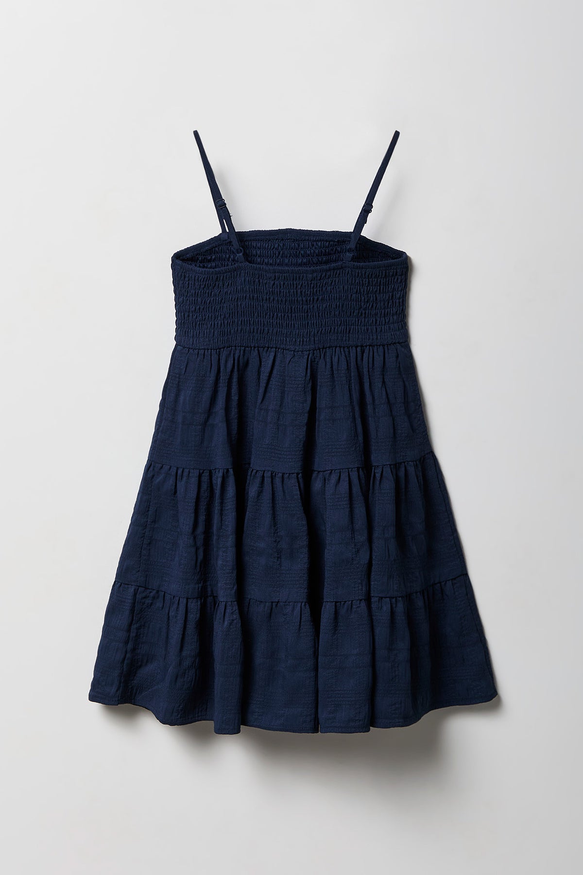 Vue alternative 2. Robe volantée smockée en chiffon pour fille