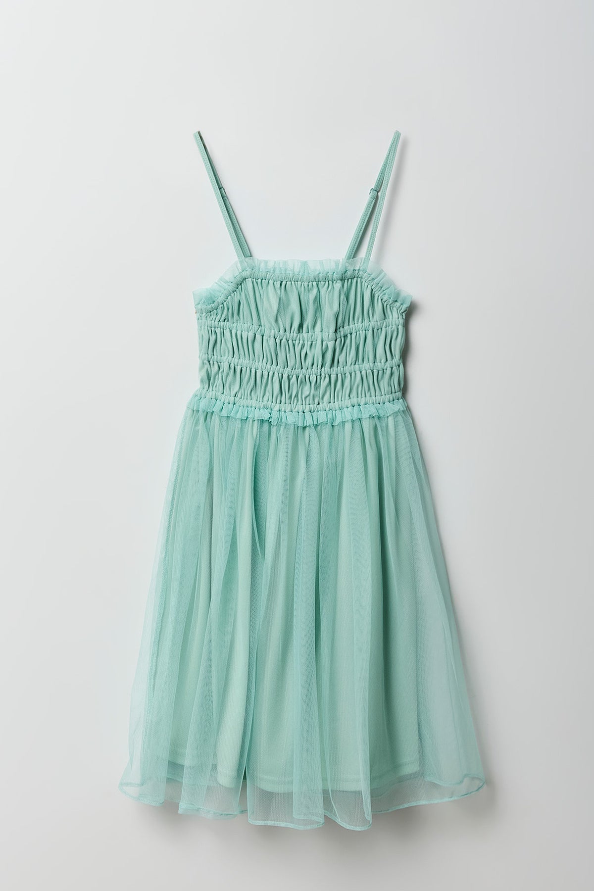 Vue alternative 2. Robe smockée en tulle pour fille