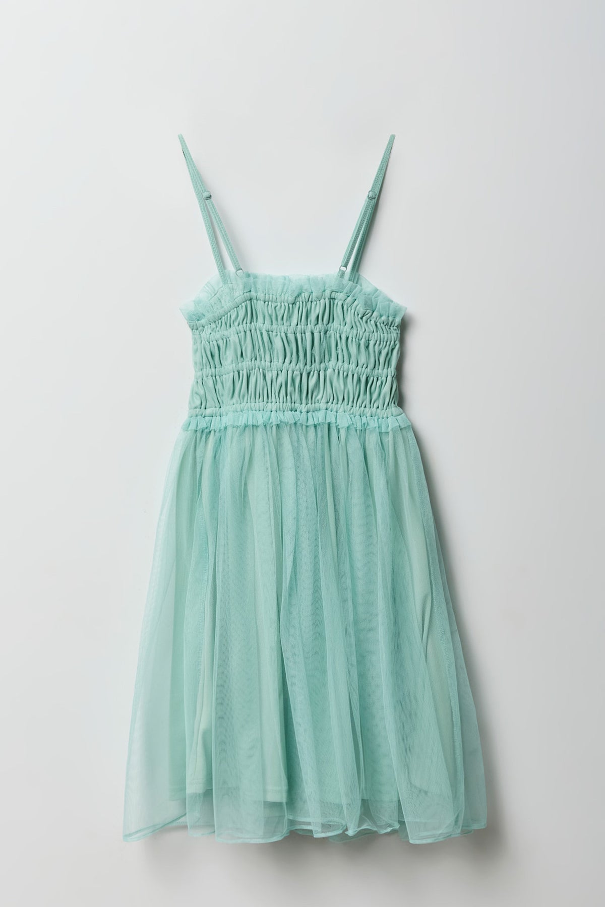 Vue alternative 3. Robe smockée en tulle pour fille