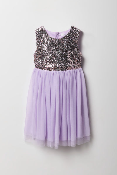 urban planet sequin dress Girls Sequin Tulle Skater Dress – Urban Planet
