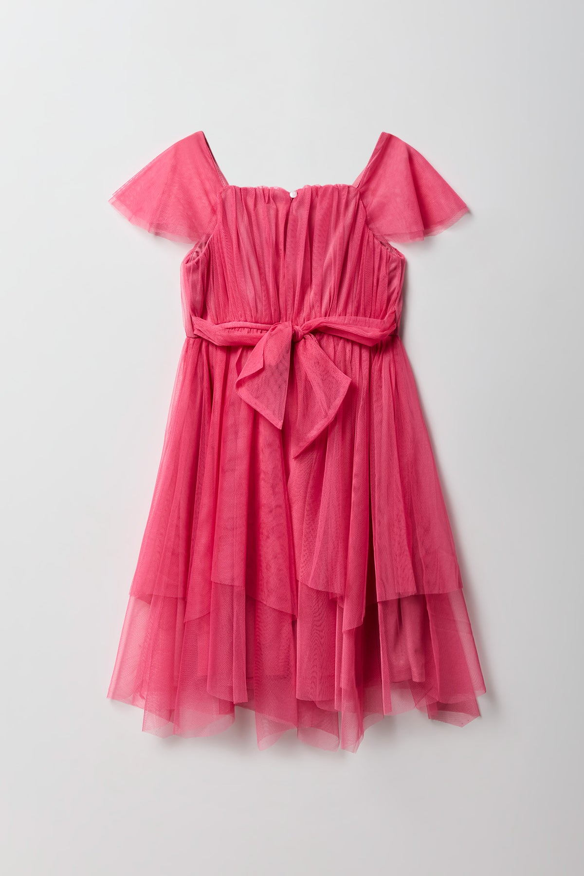 Vue alternative 2. Robe en tulle à manches volantées pour fille