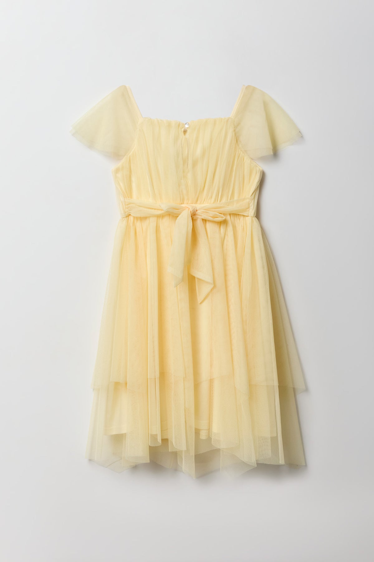 Vue alternative 2. Robe en tulle à manches volantées pour fille