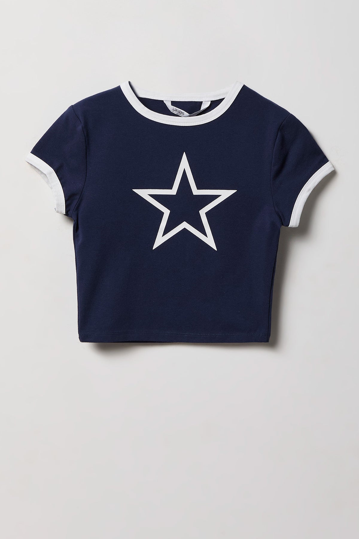 Alt View 2. Girls Graphic T-Shirt & Skort Set - White