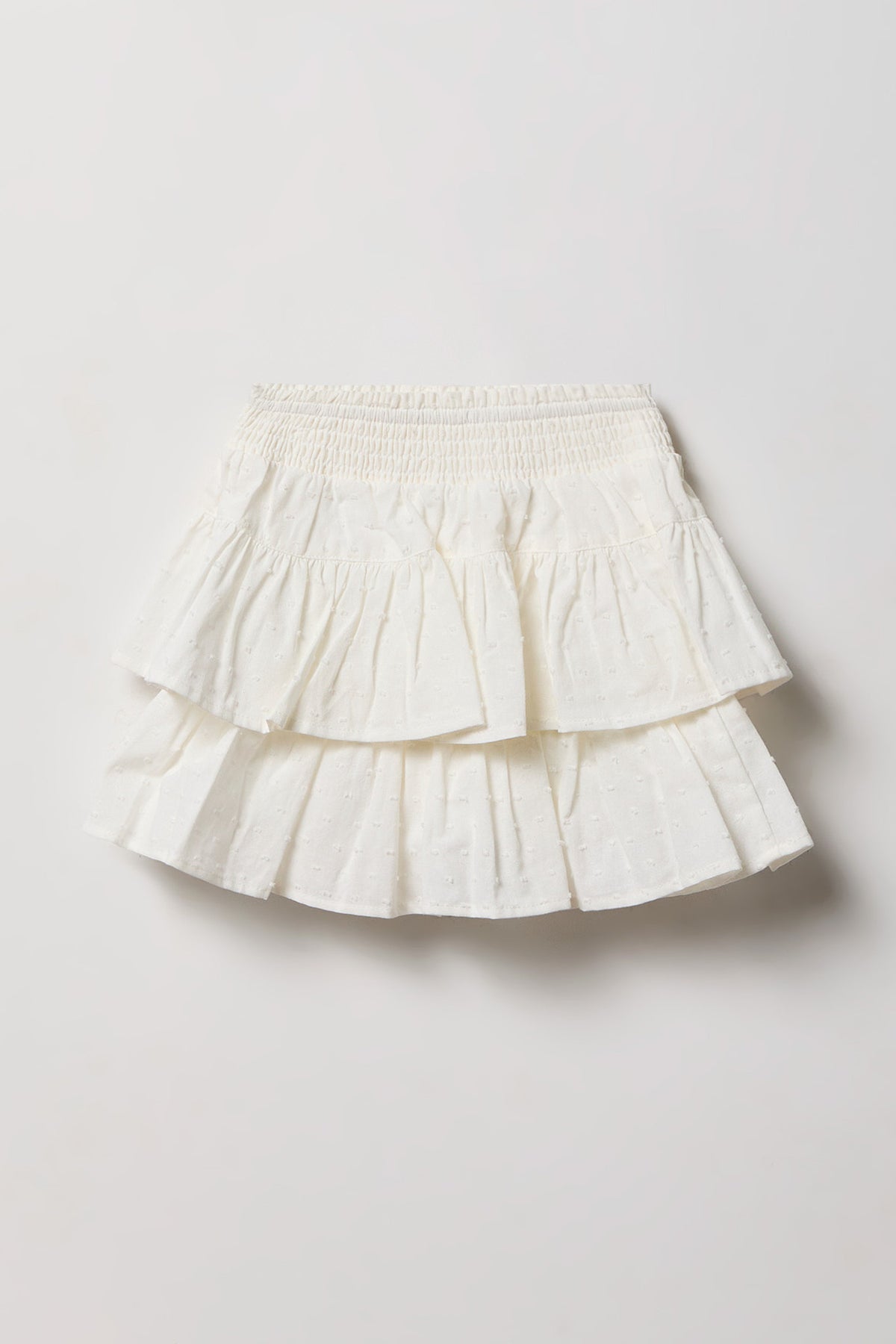 Alt View 4. Girls Graphic T-Shirt & Skort Set - White