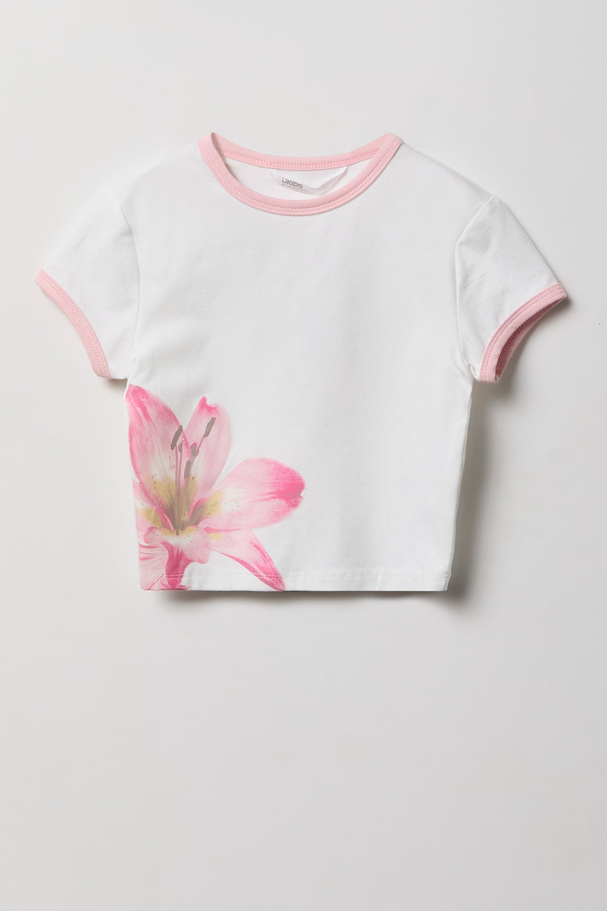 Vue alternative 2. Ensemble avec t-shirt imprimé et jupe-short pour fille
