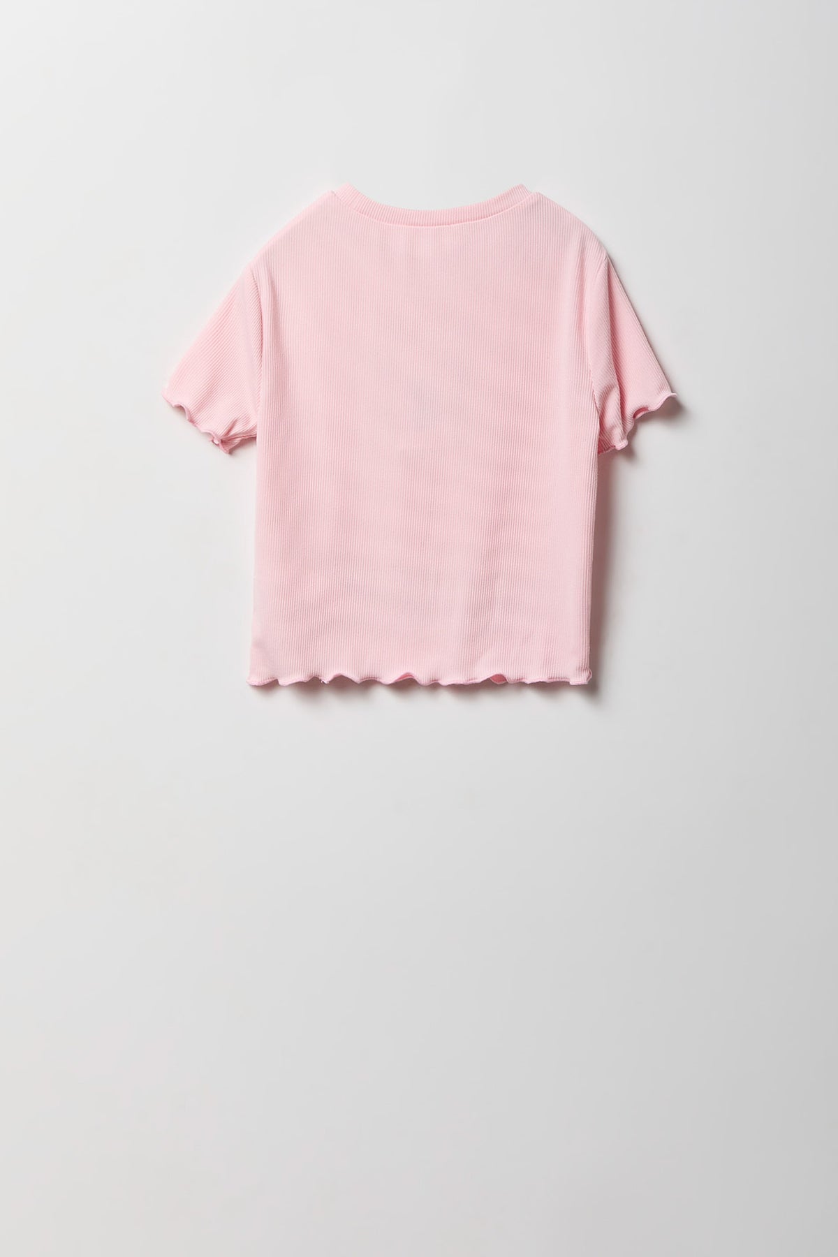 Alt View 3. Girls Graphic T-Shirt & Tiered Skort Set - Mauve