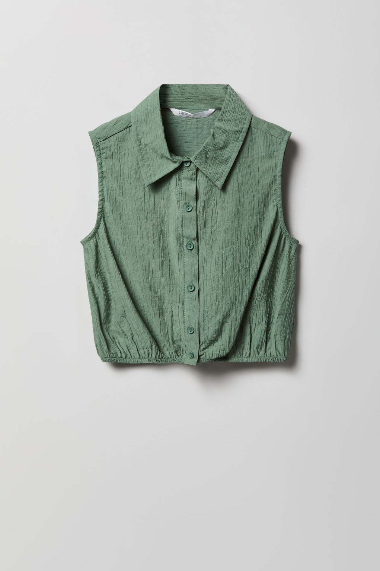 Girls Textured Button-Up Vest & Pant Set – Urban Planet