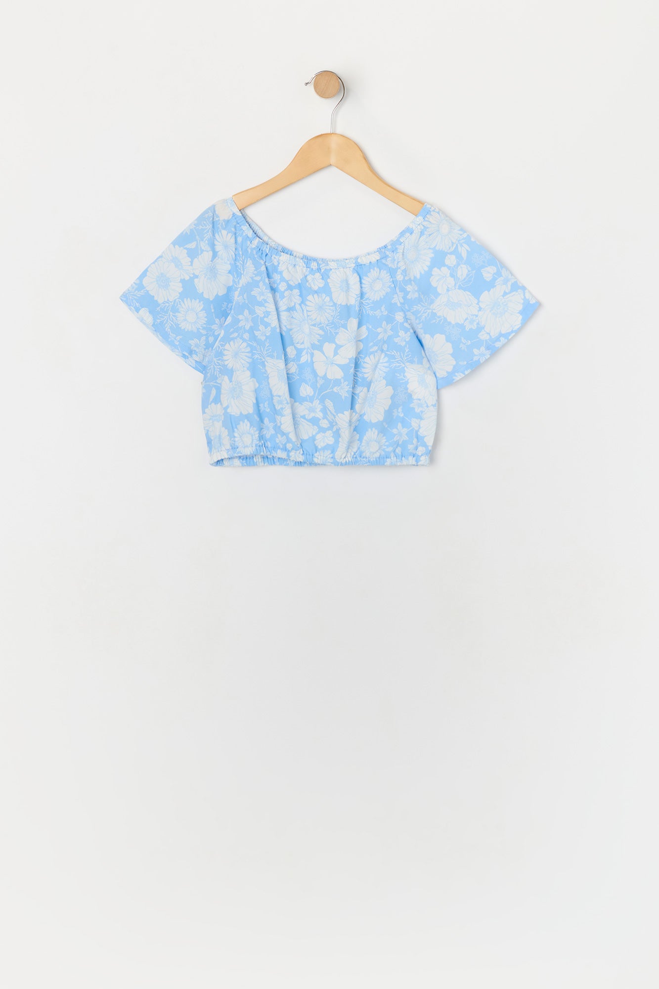 Girls Floral T-Shirt and Short 2 Piece Set