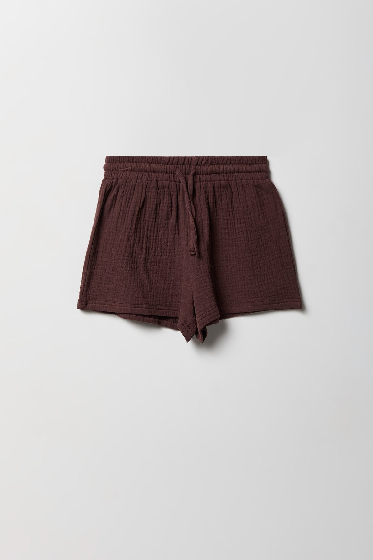 Vue alternative 4. Ensemble avec haut boutonné en gaze et short pour fille