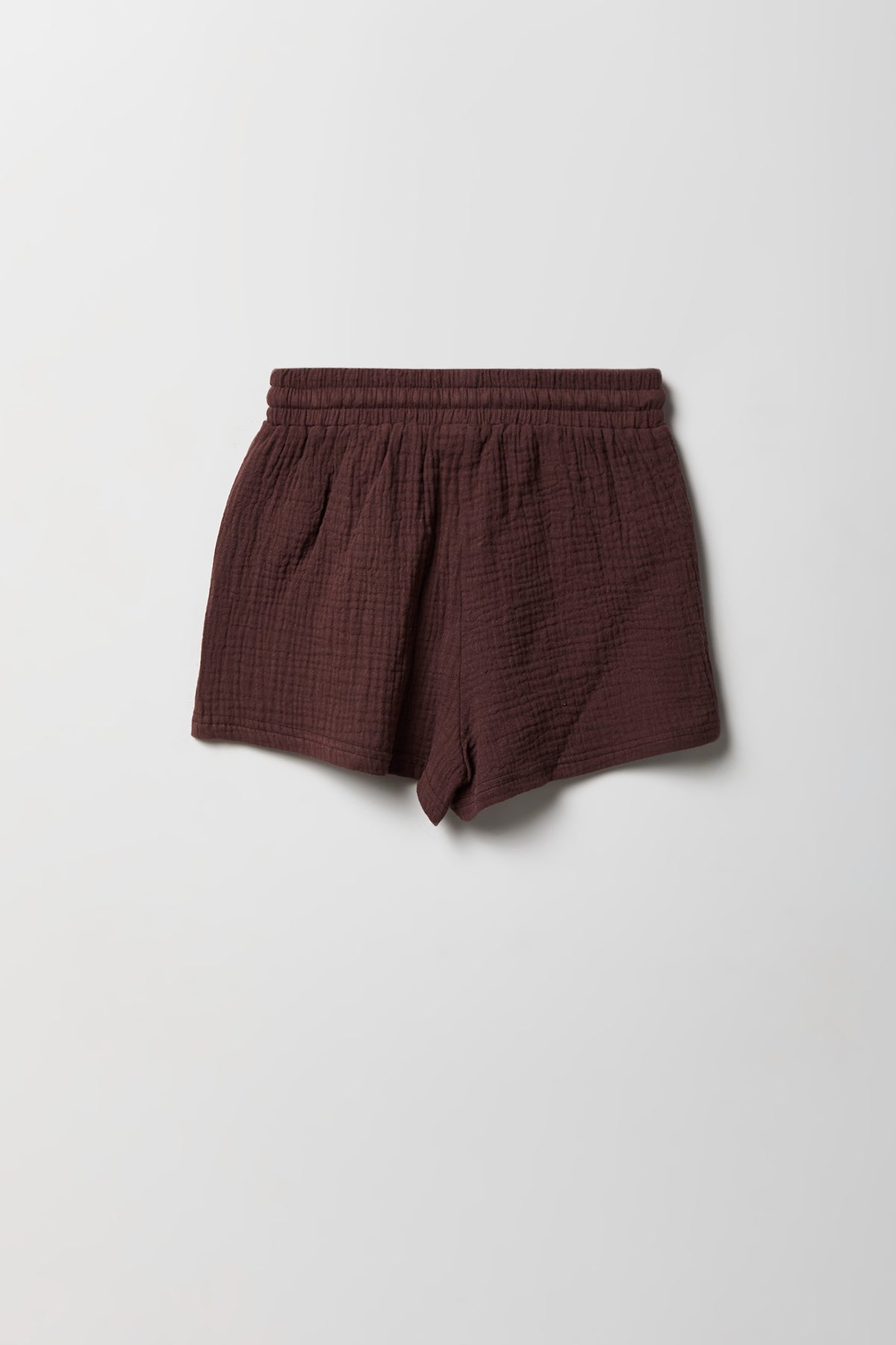 Vue alternative 5. Ensemble avec haut boutonné en gaze et short pour fille