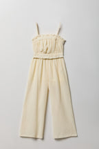 Girls Textured Tank & Pant Set