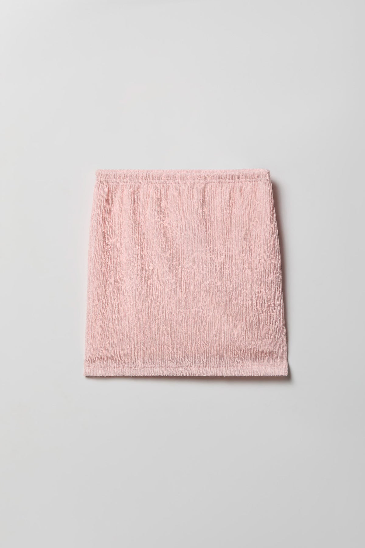 Alt View 5. Girls Textured Tank & Skirt Set - Rose