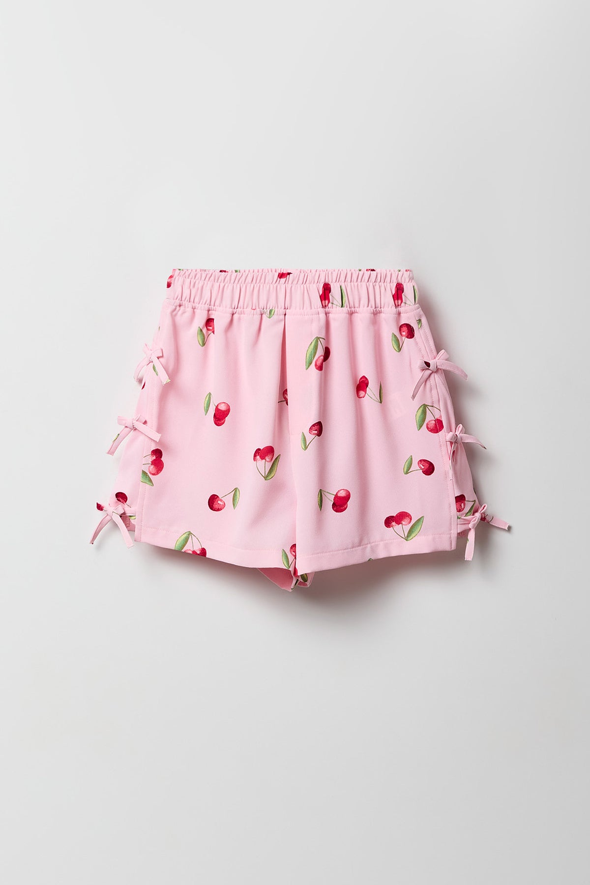 Girls Bow Detail Short - Rose