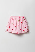 Girls Bow Detail Short