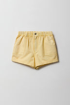 Elastic Waist Denim Short