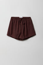 Short en mélange de lin pour fille